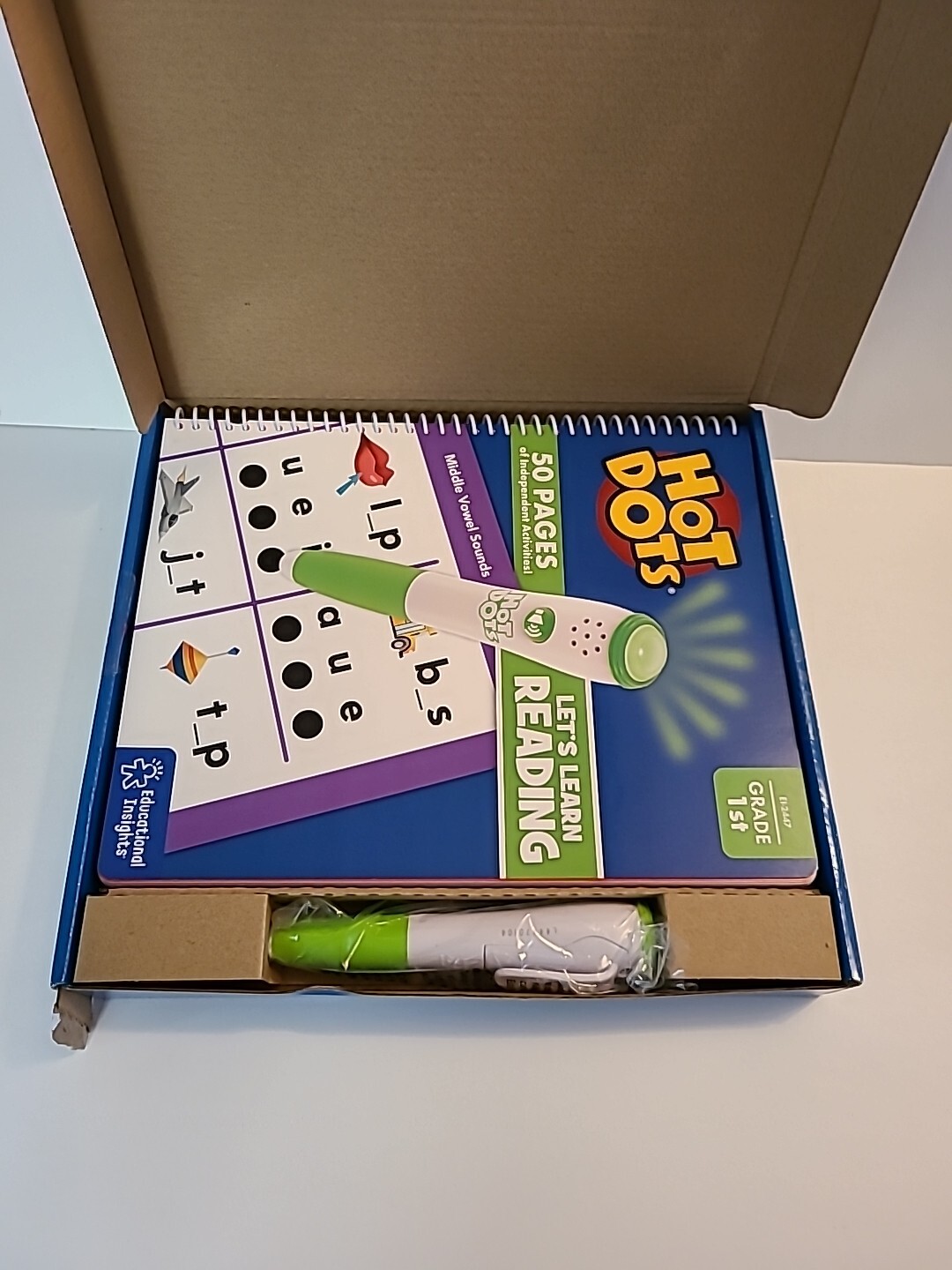 Hot Dots Let’S Learn 1St Grade Reading, Reading Activity Workbook, Ages 6-7