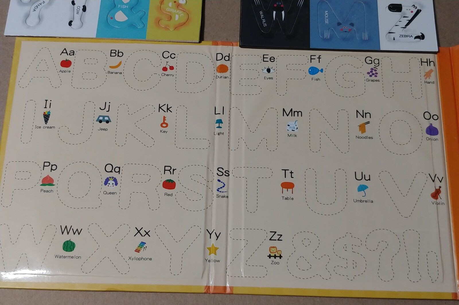 Montessori Toy Toddlers 3+ Magnetic Letters Alphabet Pairing Puzzle Book Gift