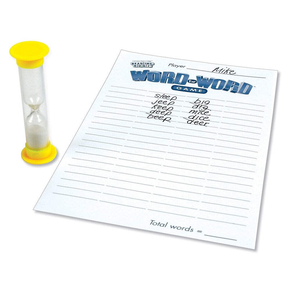 Learning Resources Reading Rods Word For Word Phonics Game