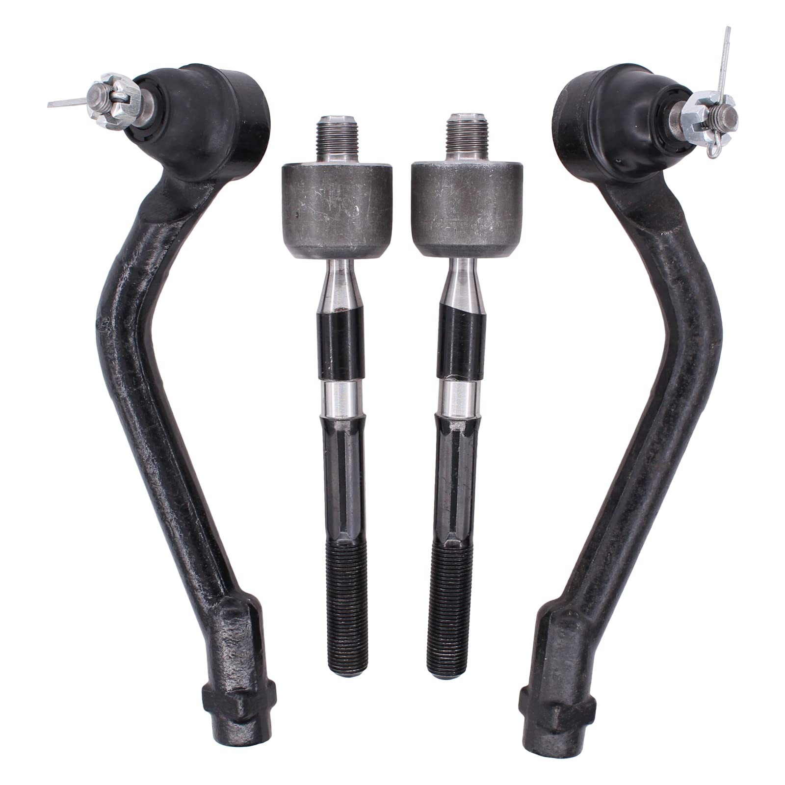 NewYall Front Inner and Outer Left Right Suspension Tie Rod Ends | for Hyunda…