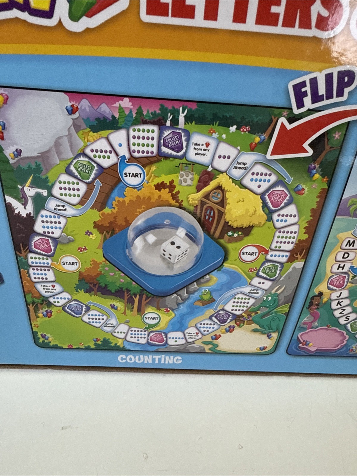 Lakeshore Learning Pop & Learn Letters & Numbers Board Game MISSING 2 Gems