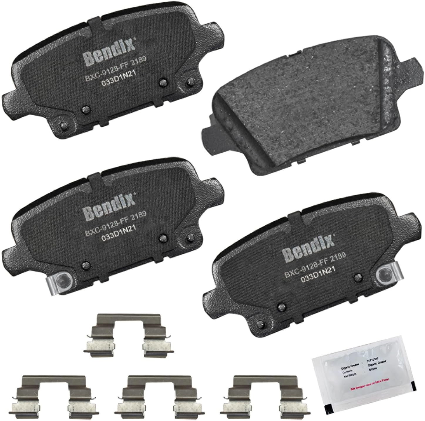 Bendix Priority 1 Ceramic Brake Pads Set For Buick Envision Cadillac Xt4
