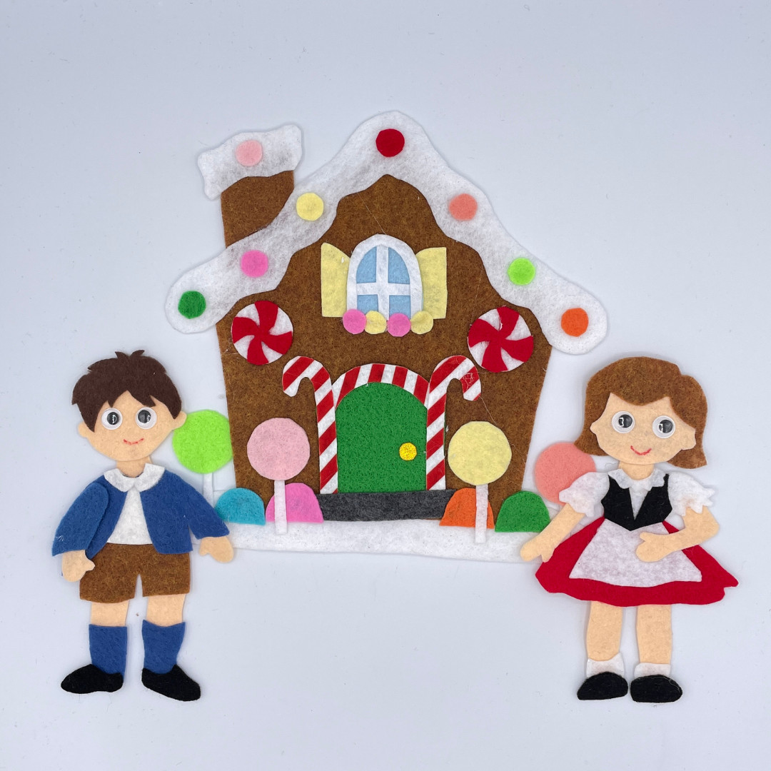 Hansel and Gretel Felt Pieces for Felt or Flannel Board Play