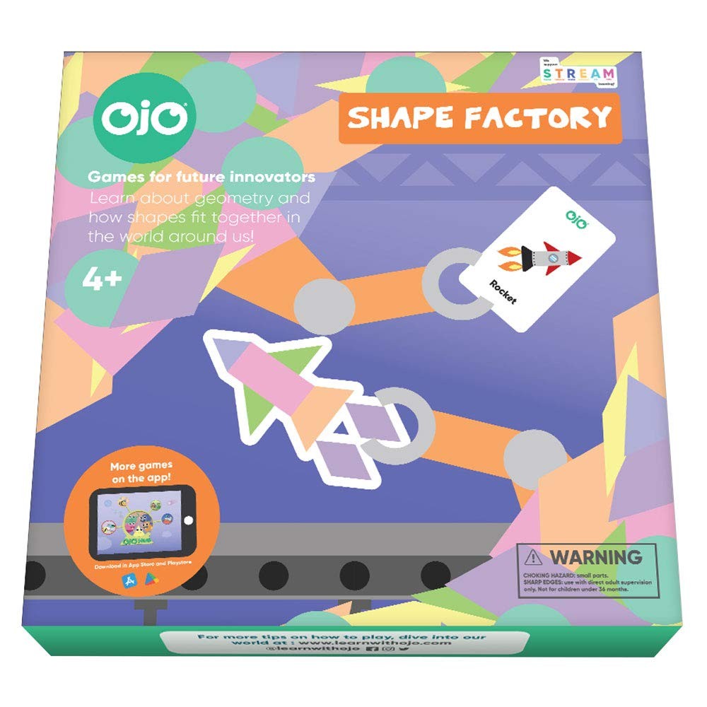OjO Shape Factory Creative & Educational Toy for Toddlers | Kids Learn Shapes