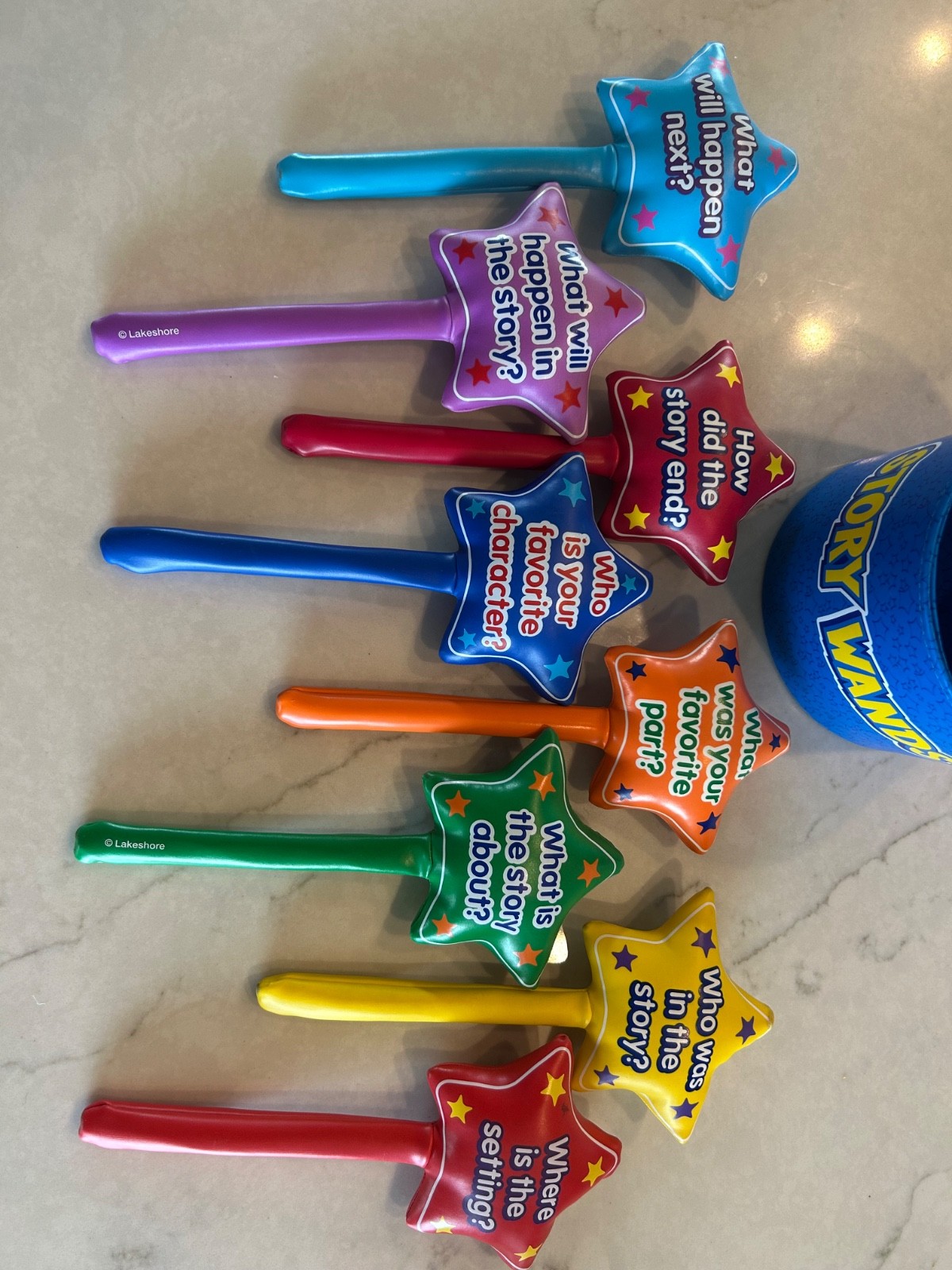 Lakeshore Story Word Wands Set of 8, Rare and Discontinued