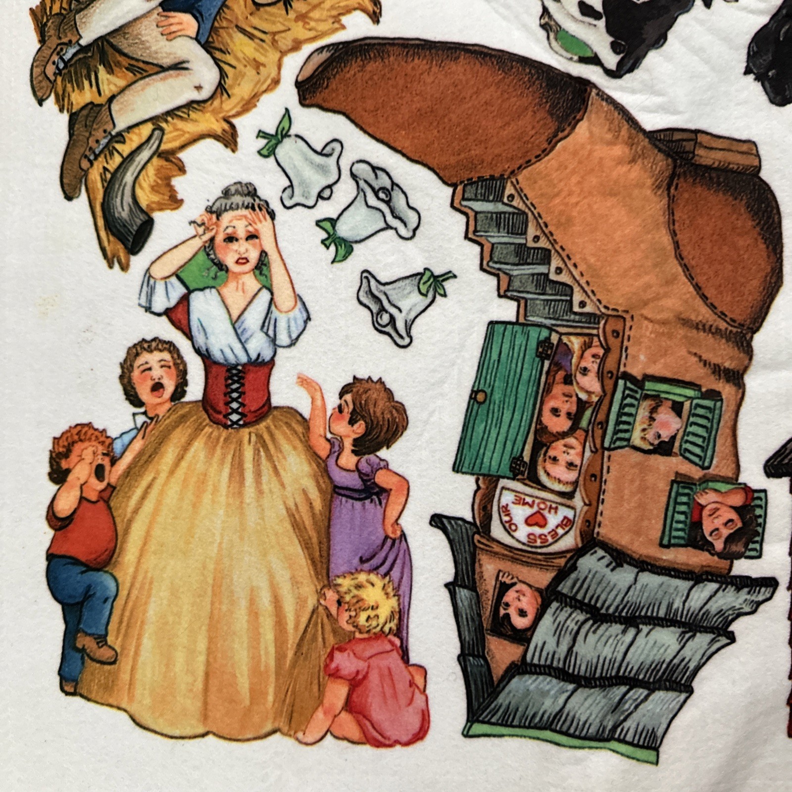 The Story Teller Felt 1993 Nursery Rhymes Uncut Flannel Board