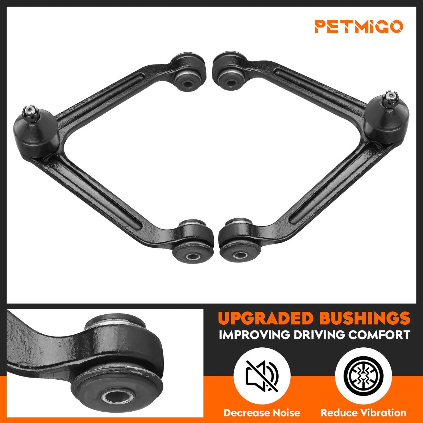 2WD RWD Front Upper Control Arms with Ball Joint Kit for Dodge Ram 1500 2002 …