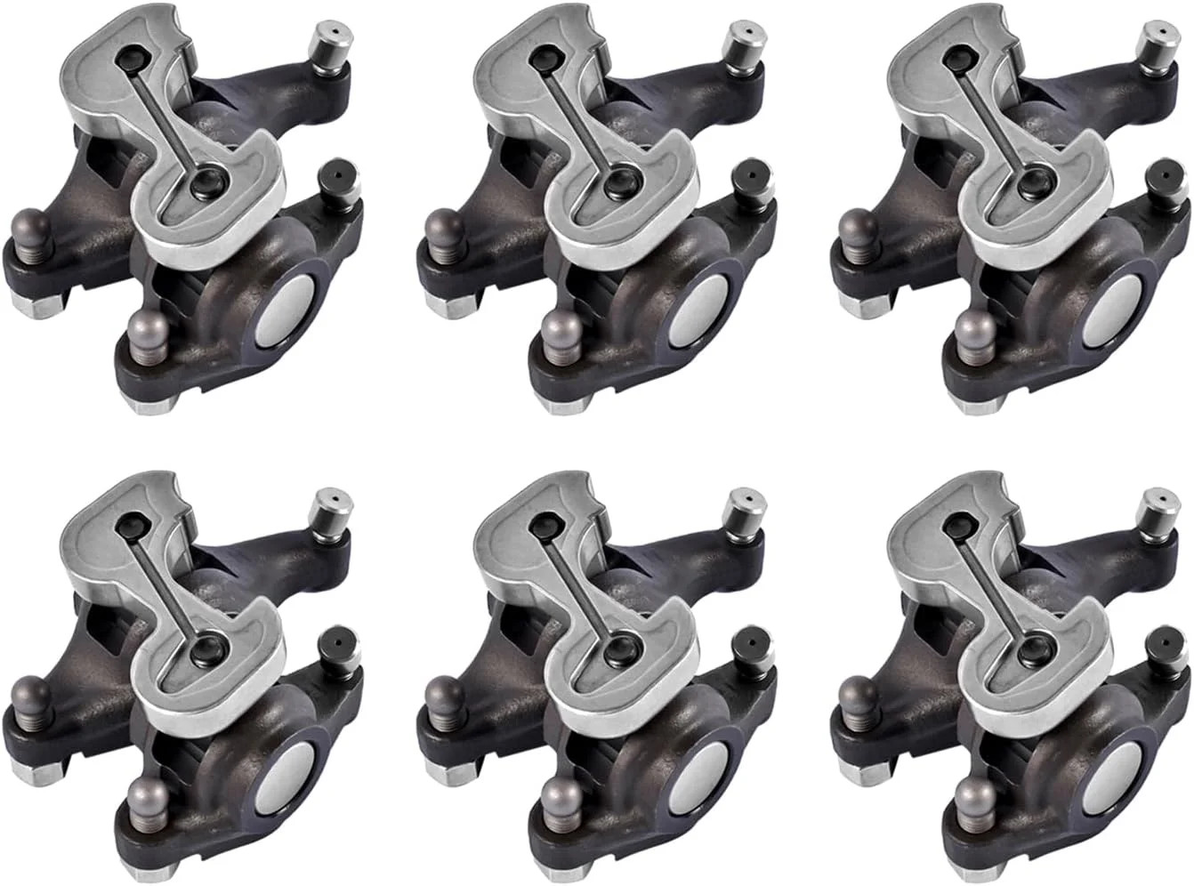 6pcs Rocker Lever Assembly Replacement for 1999-2018 Dodge Ram 2500 3500 5.9 6.7