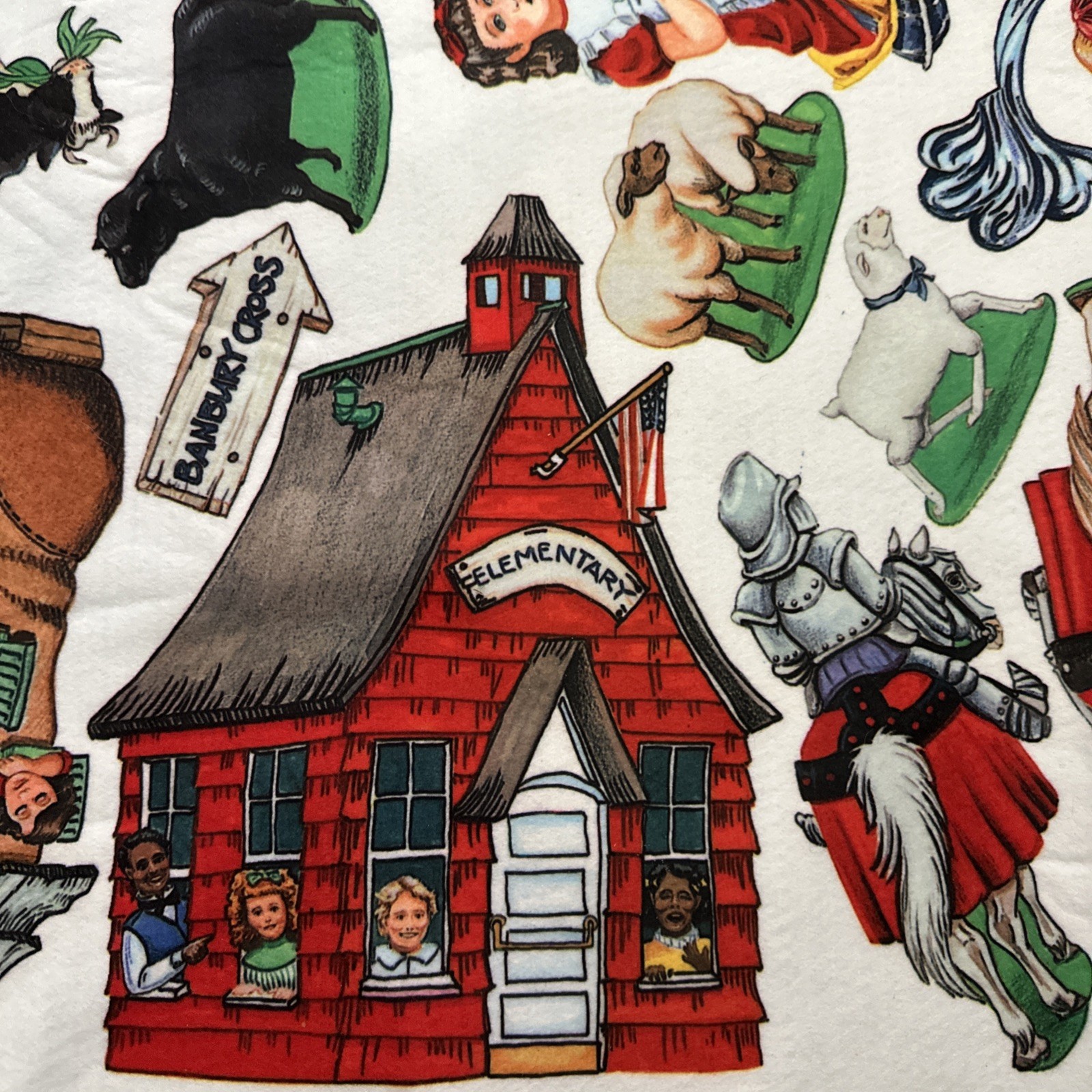The Story Teller Felt 1993 Nursery Rhymes Uncut Flannel Board
