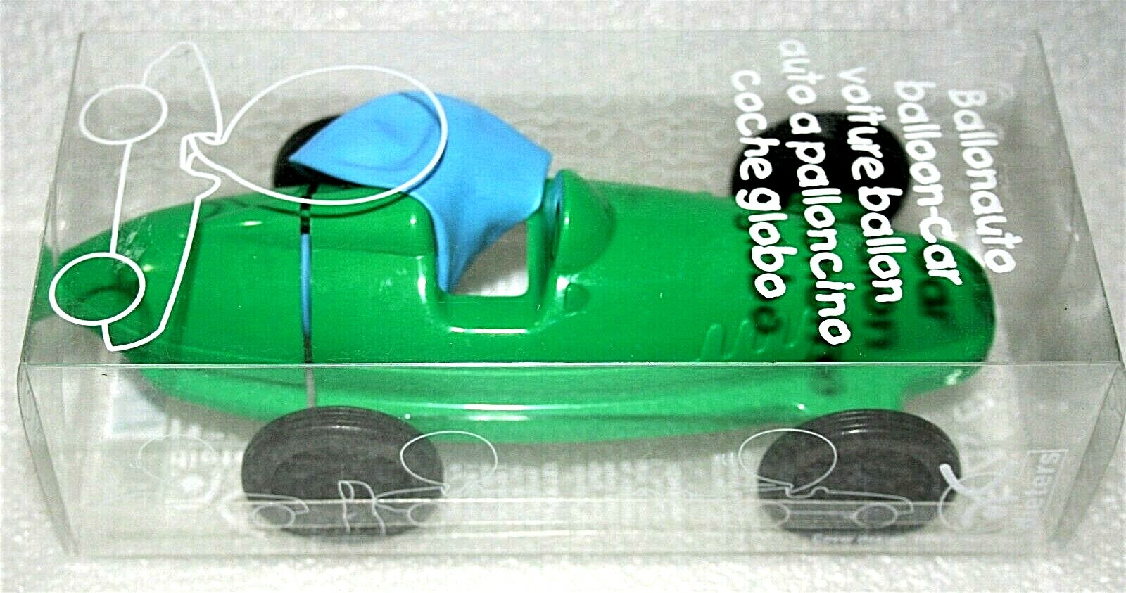 Dieters Balloon Air Powered Plastic Car 2000s Nos New Netherlands Stem Toy