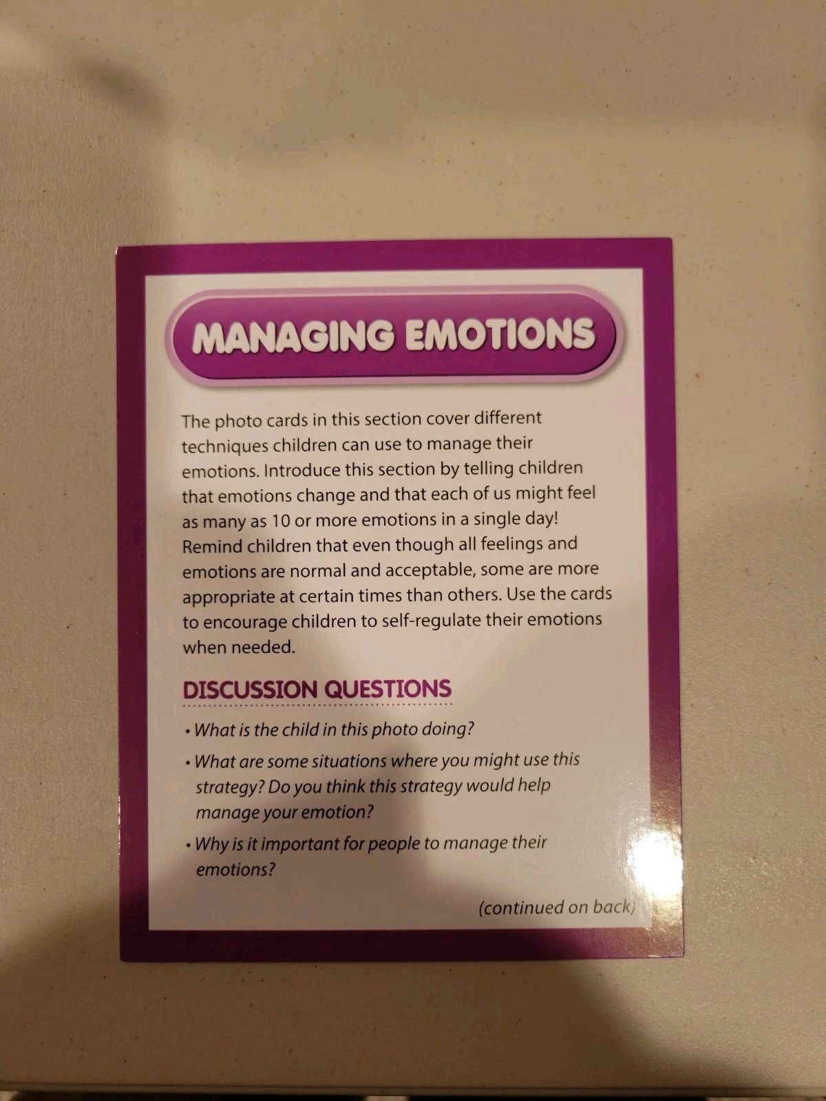 Lakeshore – Used EE621 Social-Emotional Photo Library Preschool Homeschool Learn