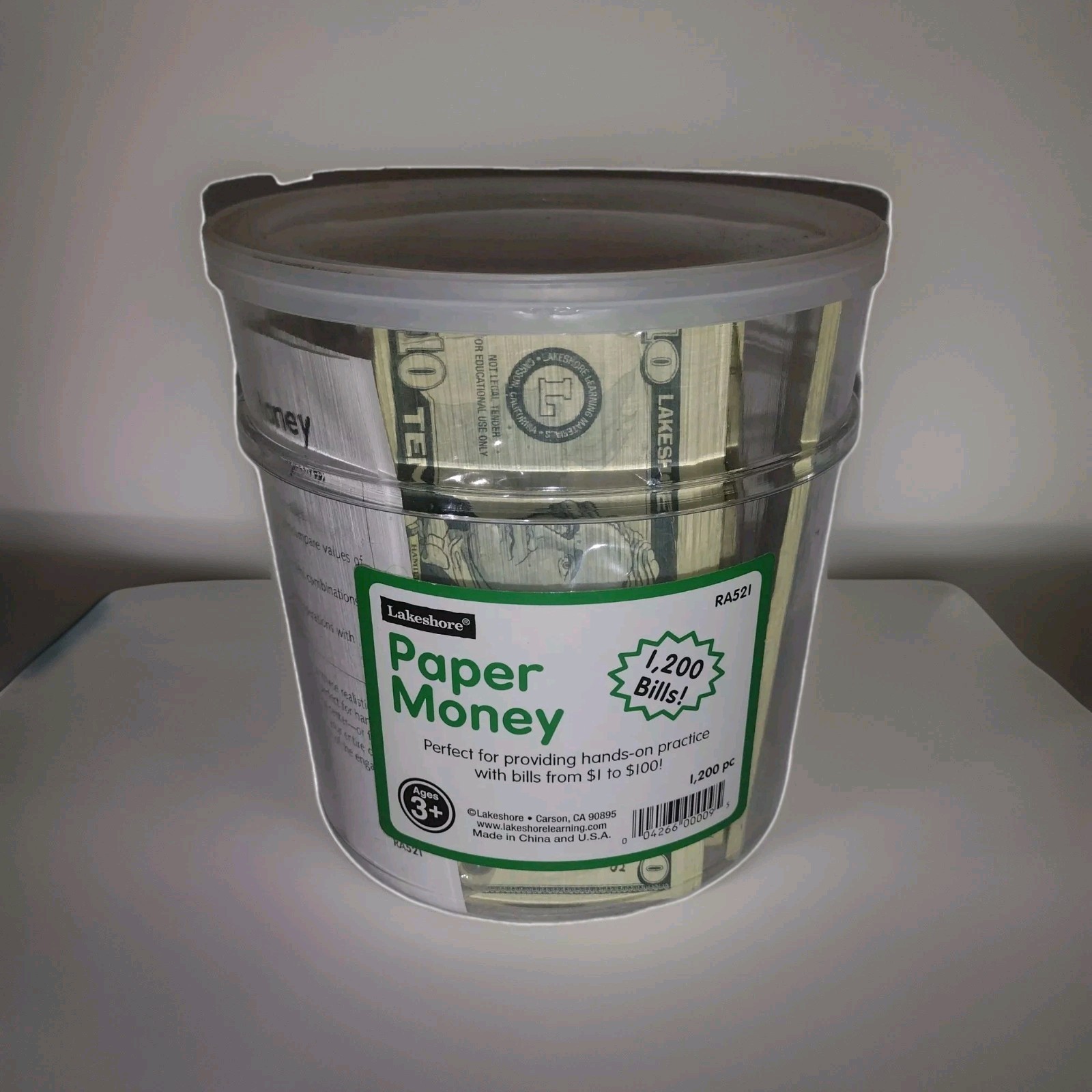 Lakeside Paper Money Play Educational*NOT COMPLETE*