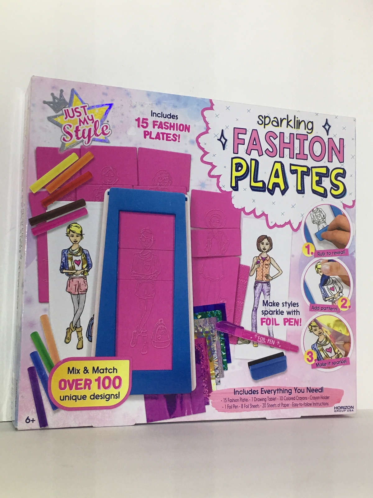 Just My Style 15 Sparkling Fashion Plates Mix & Match Over💯Unique Designs