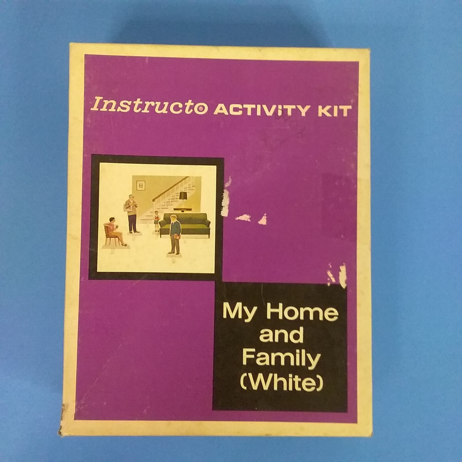 Vintage 1960’s Instructo Activity Kit My Home & Family (white)