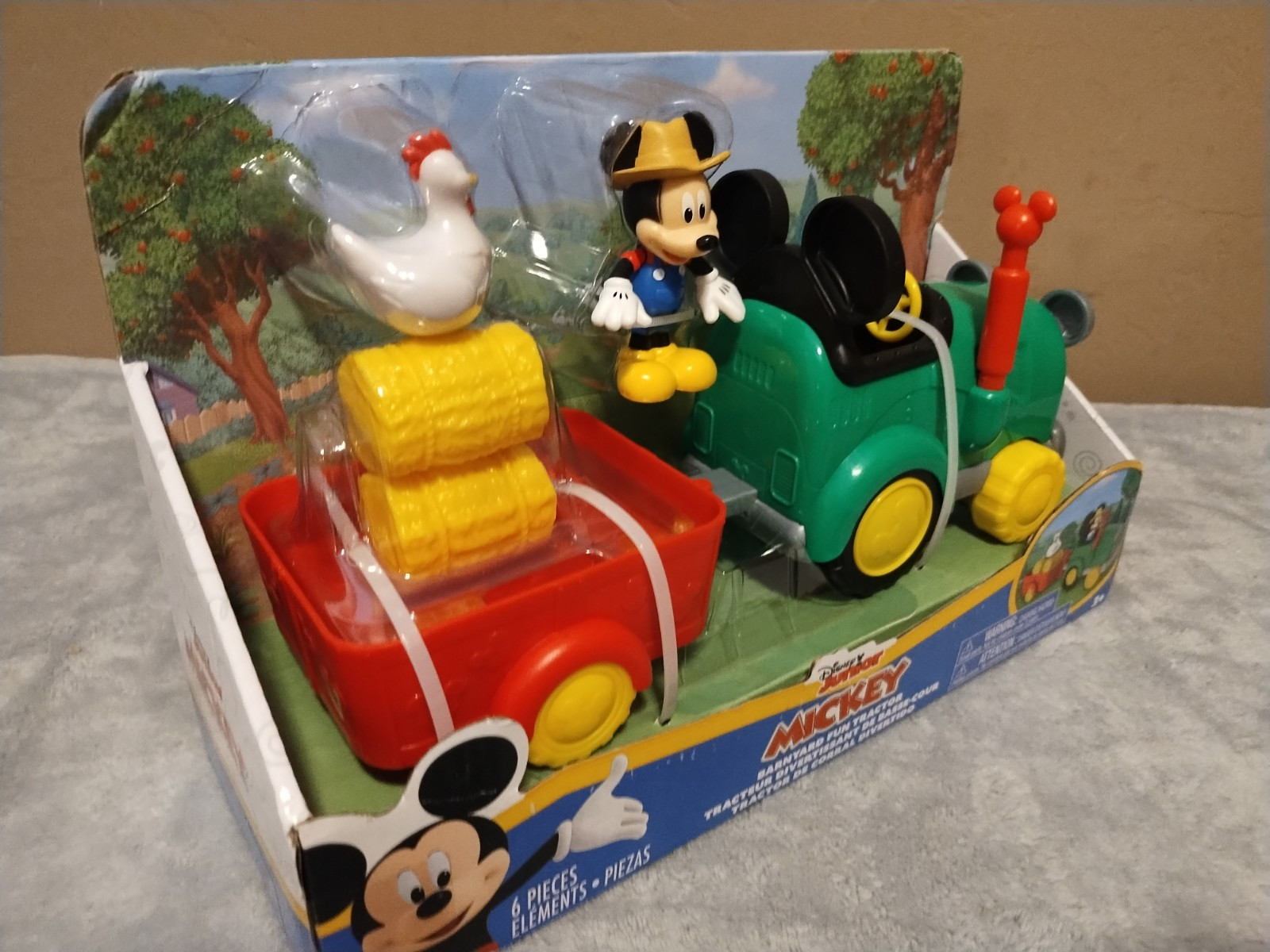 NEW Disney Junior Mickey Barnyard Fun Tractor