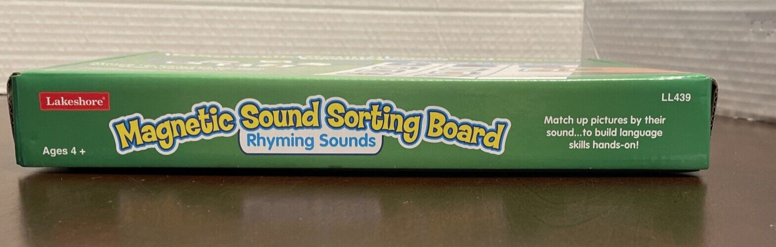 Lakeshore Rhyming Sounds Magnetic Sorting Board Matching Educational Teaching