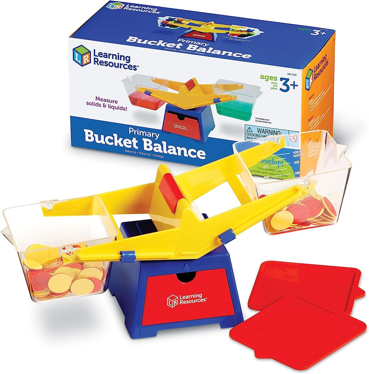 Learning Resources Primary Bucket Balance Teaching Scale -Ages 3+ Science & Math
