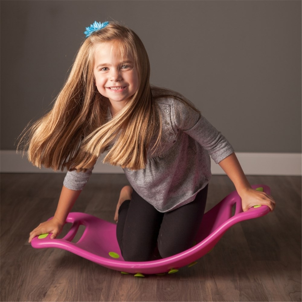 Fat Brain Teeter Popper Kids Balance Toy / Rocking Seat – Pink FA095-3