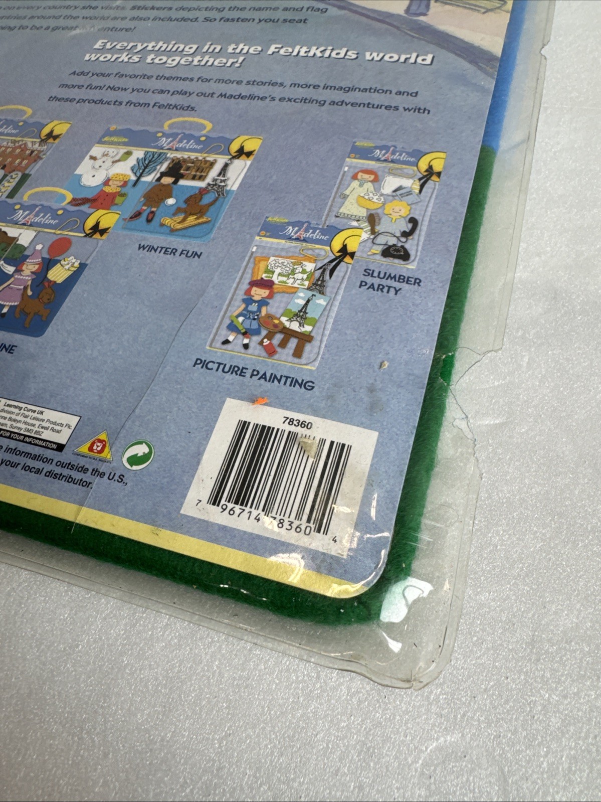 RARE & COLLECTIBLE Madeline Felt Set And Story Pieces: Passport Travel Playset
