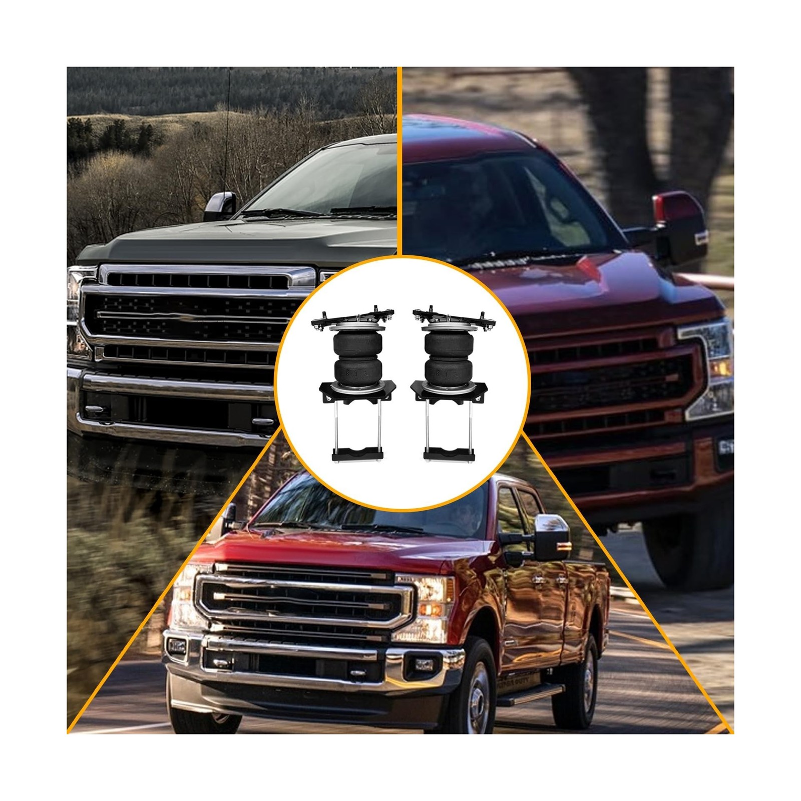 MILLISEC Air Spring Bags Suspension Kit Compatible with 2020-2022 Ford F-250 …