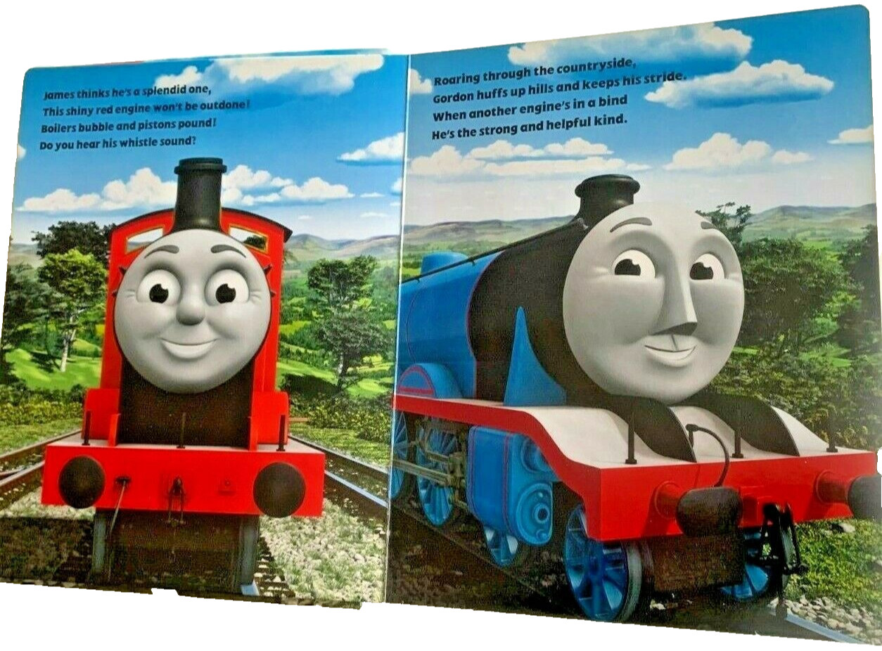 Thomas and Friends “My Busy Books” Educational Learning Storybook (Hardcover)