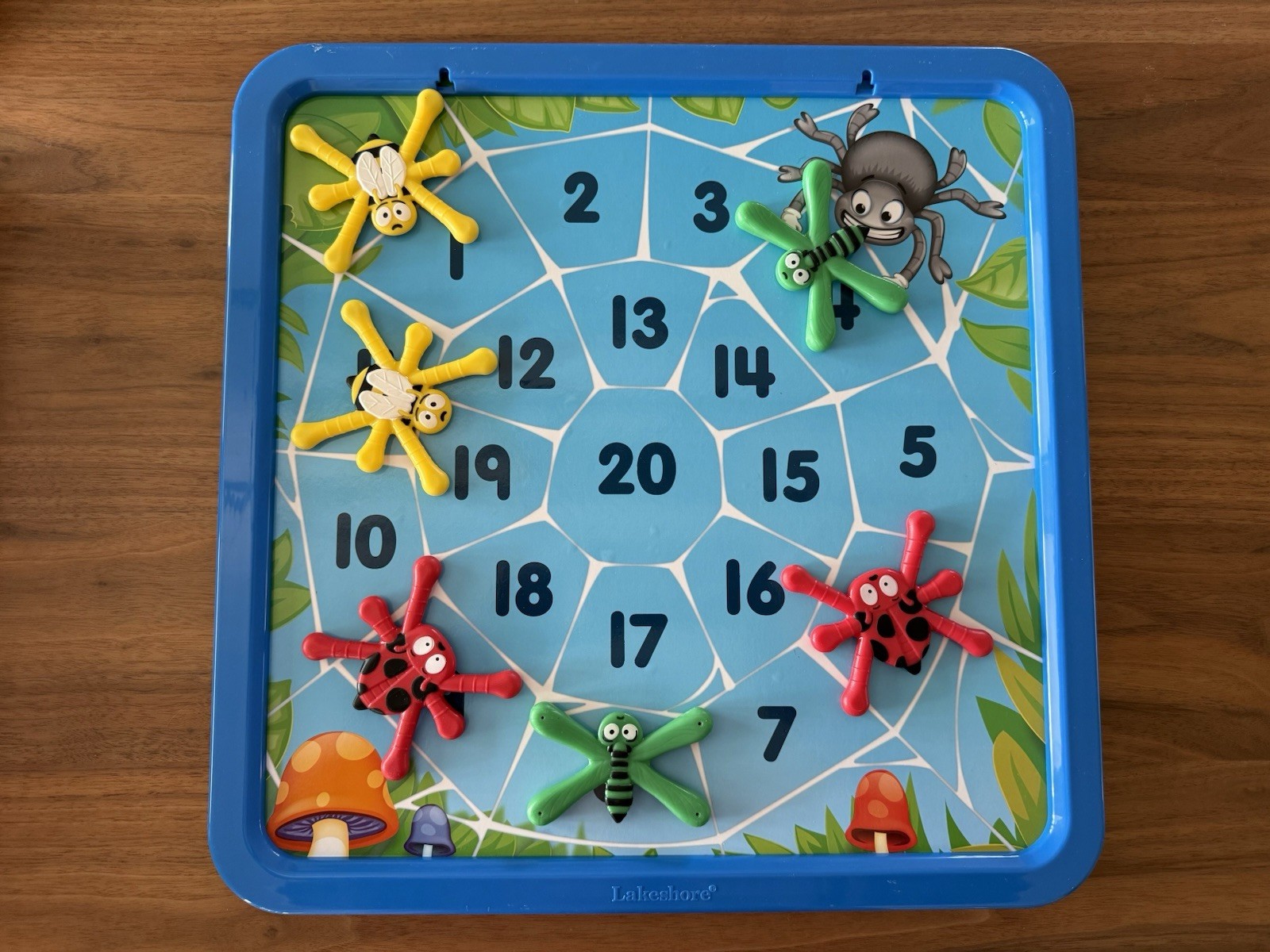 Lakeshore Magnetic Bug Toss Educational Toy Alphabet Numbers Double Sided $40