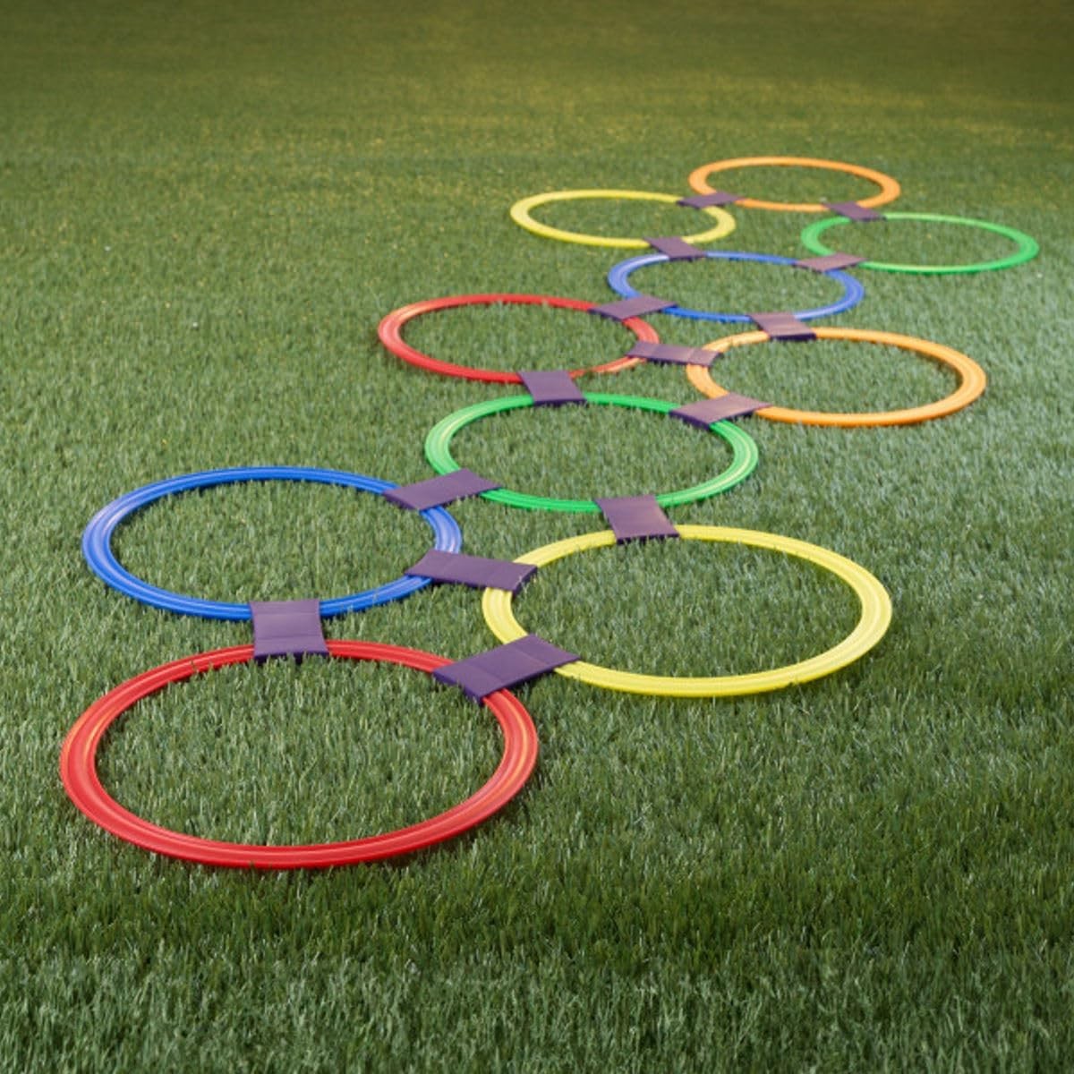 HEY PLAY Indoor Outdoor Hopscotch Ring Game