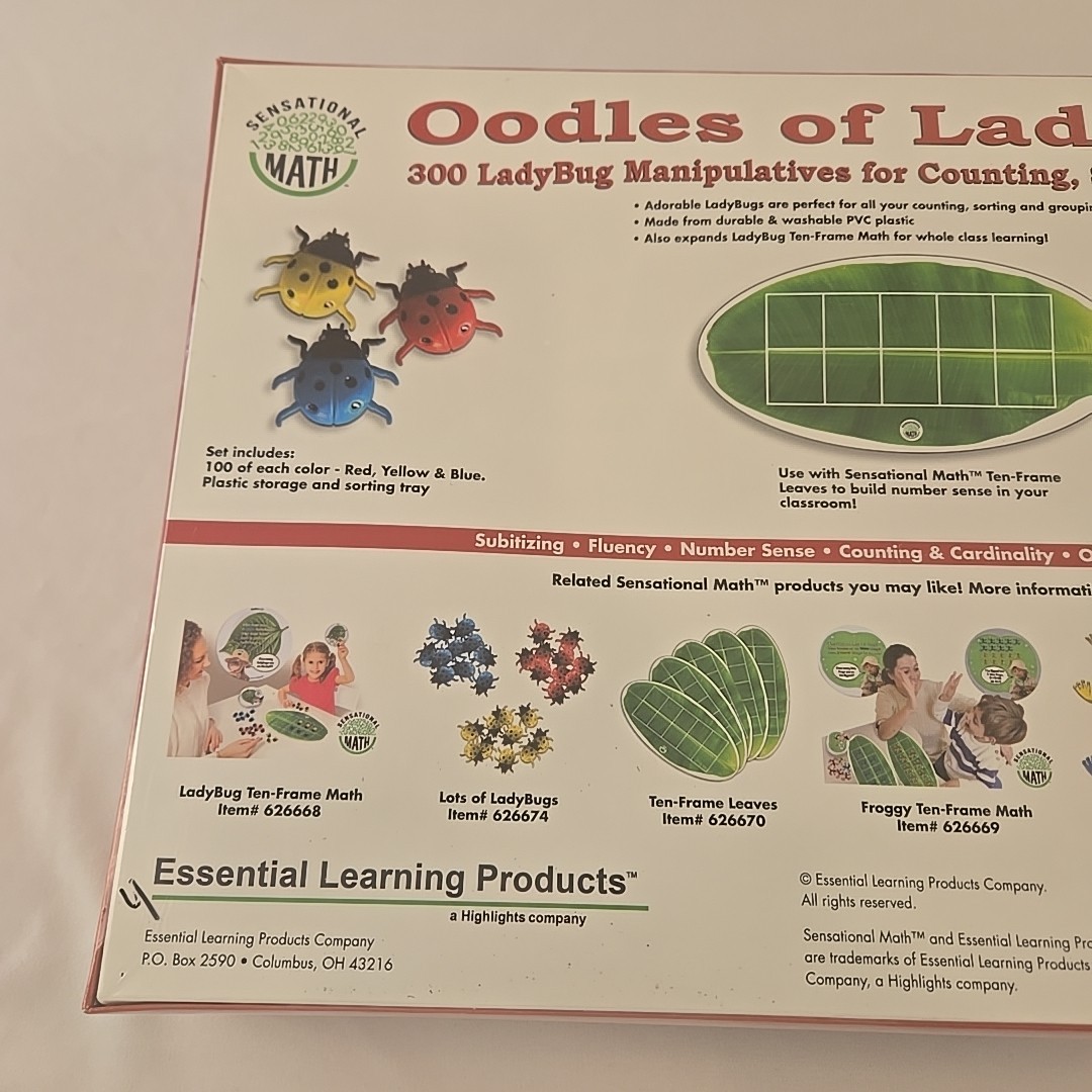 Essential Learning Products Oodles Of Ladybugs 300 Pieces (New In Plastic)