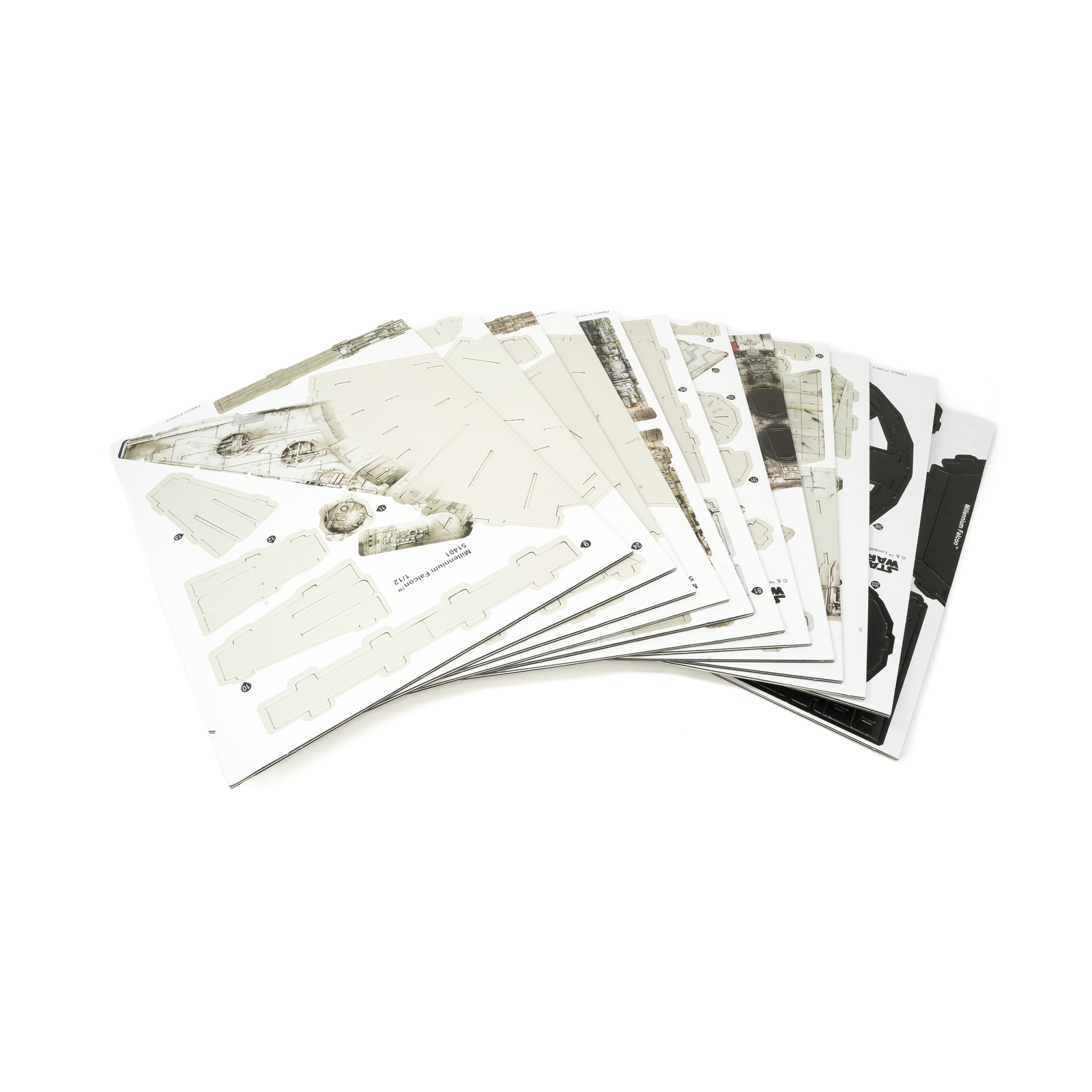 New – 4D Cityscape Star Wars – Millennium Falcon Paper Model Kit: 216 Pcs