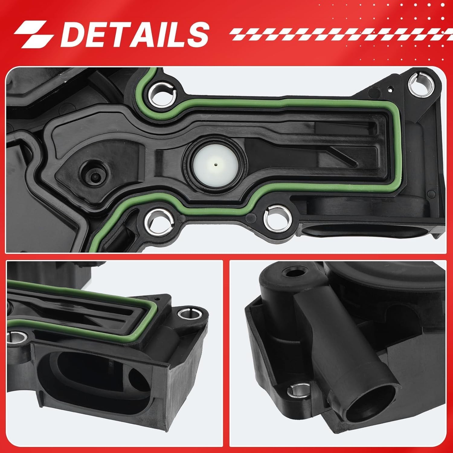 06H103495AE 06H103495J 06H103495AK PCV Valve Engine Crankcase Vent Black
