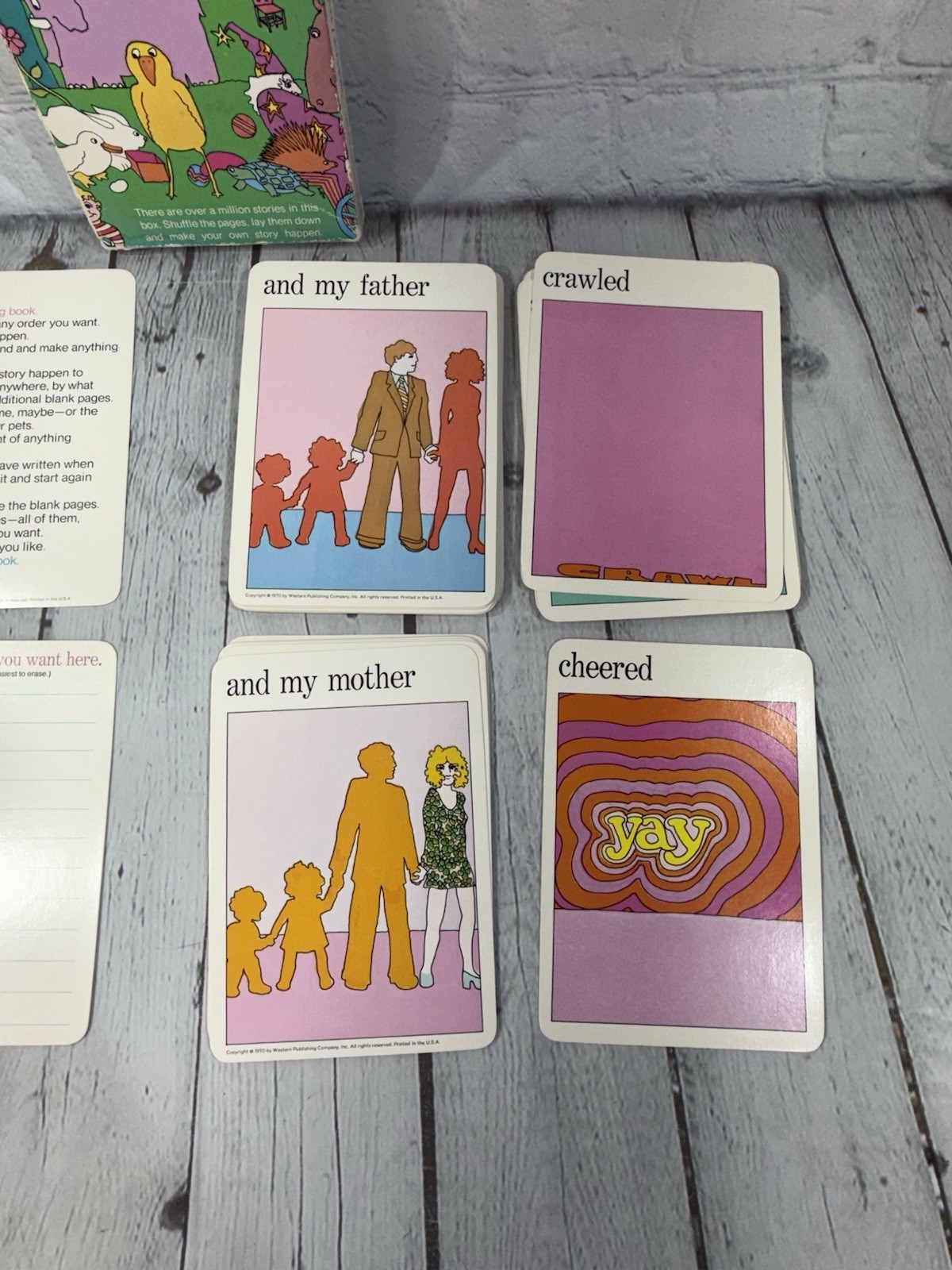 A SHUFFLEBOOK Golden Press Richard Hefter Martin S. Moskof 1970 Story Cards
