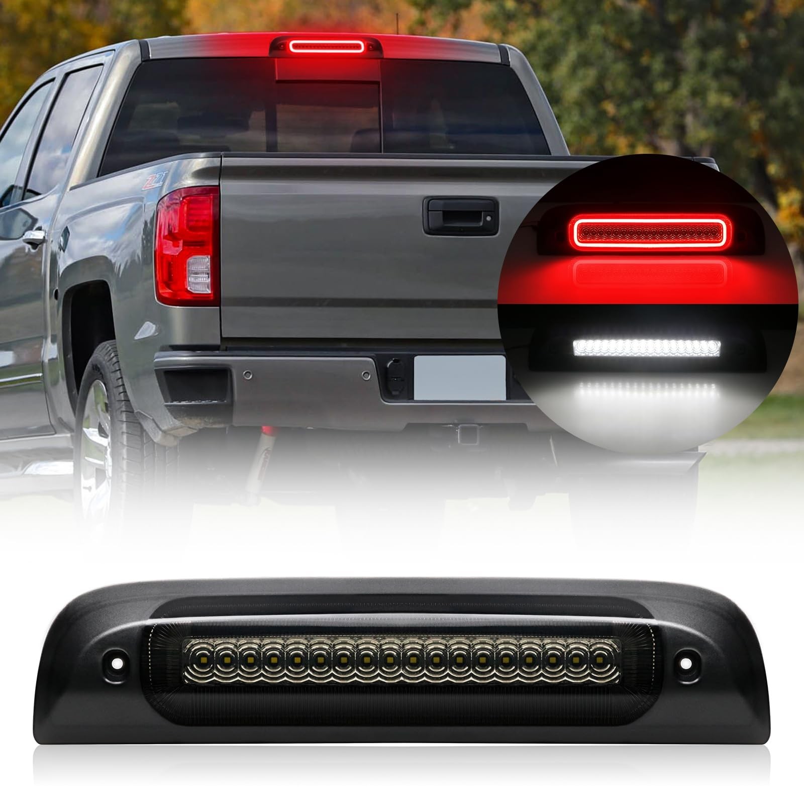LED Third 3rd Brake Light Replacement for 2014-2019 Silverado Sierra 1500 250…