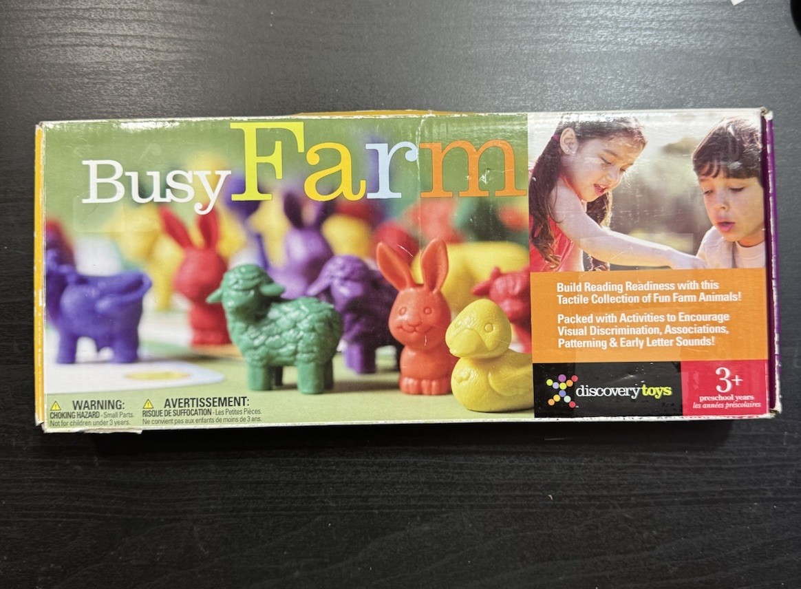 BUSY FARM Educational Reading, Language, Exploration, Motor Skills, Thinking Toy