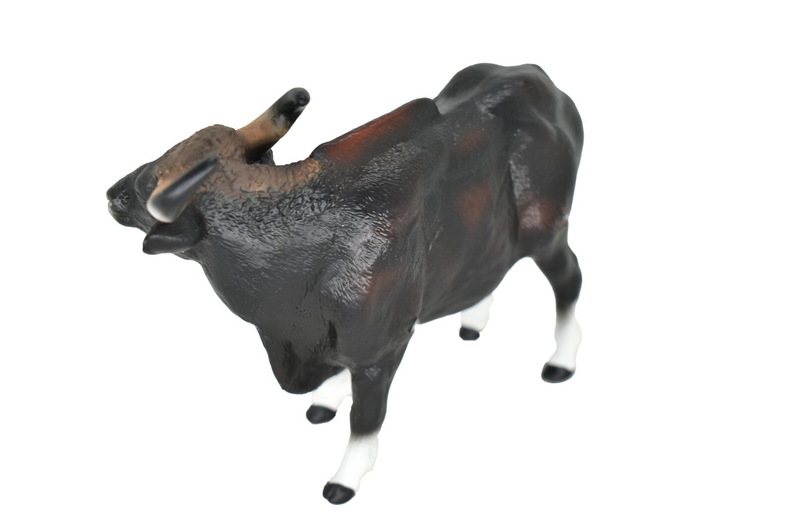 Gaur Bull Realistic Toy Model Plastic Replica Animal, Kids Gift 5.5″ M117