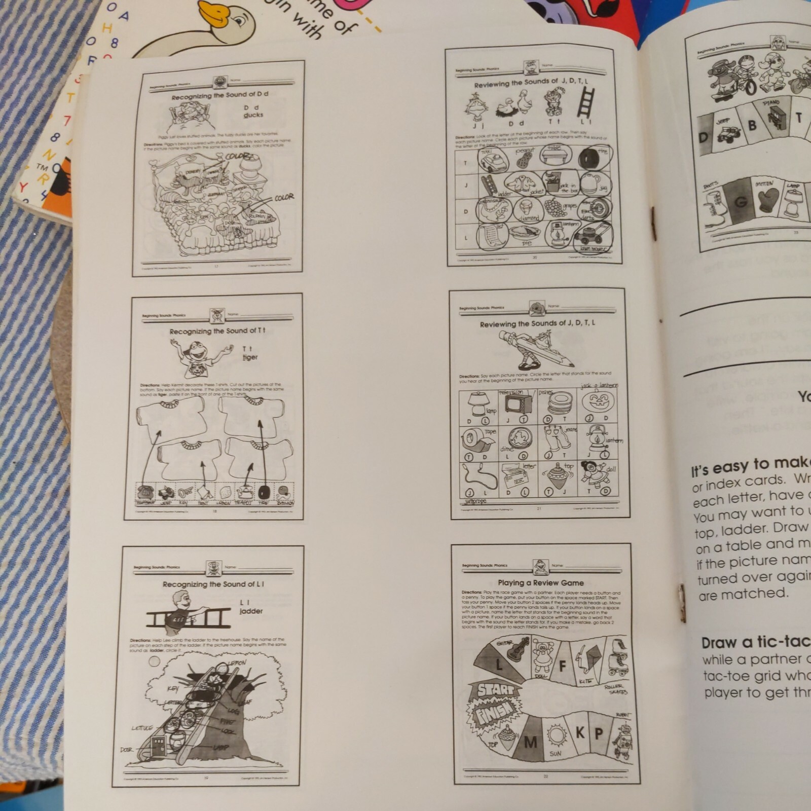 Preschool/Kindergarten Beginning Sounds Letters Numbers Phonics Workbooks (3)…