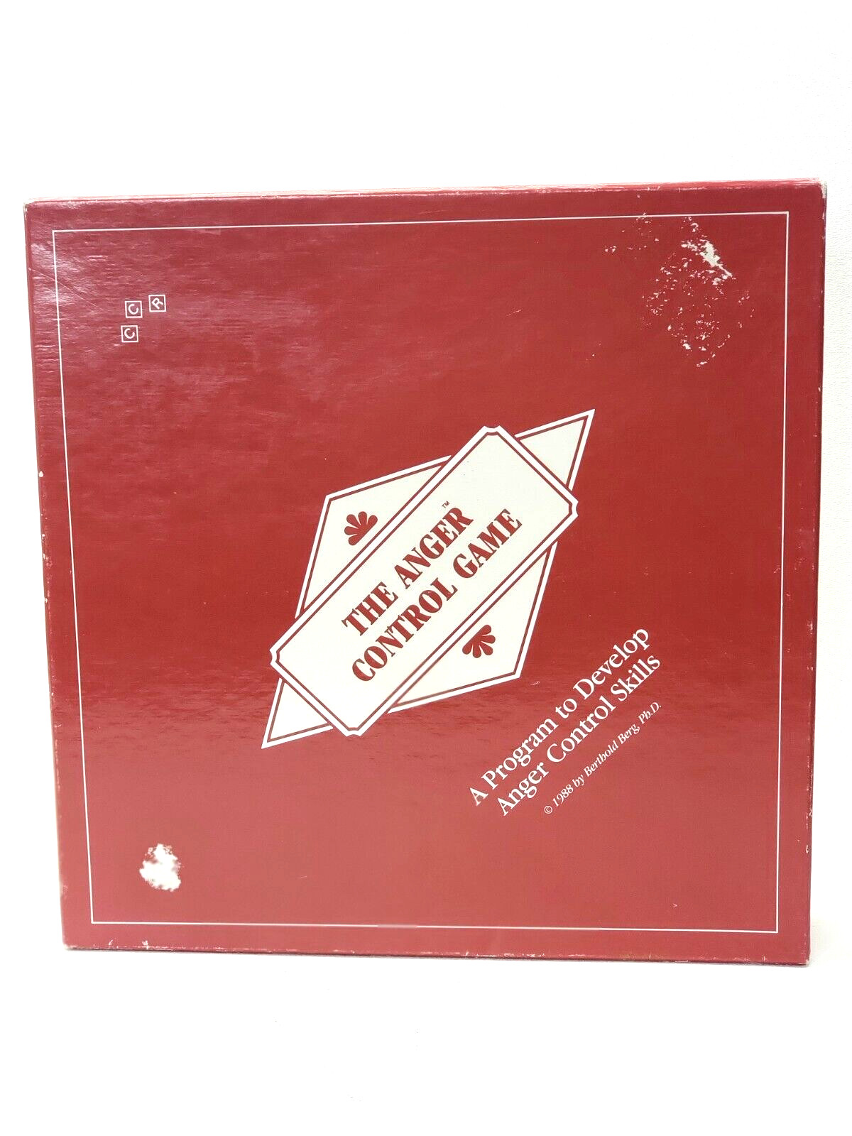 Vintage The Anger Control Game Therapy Guidance Counselor Complete New Open Box