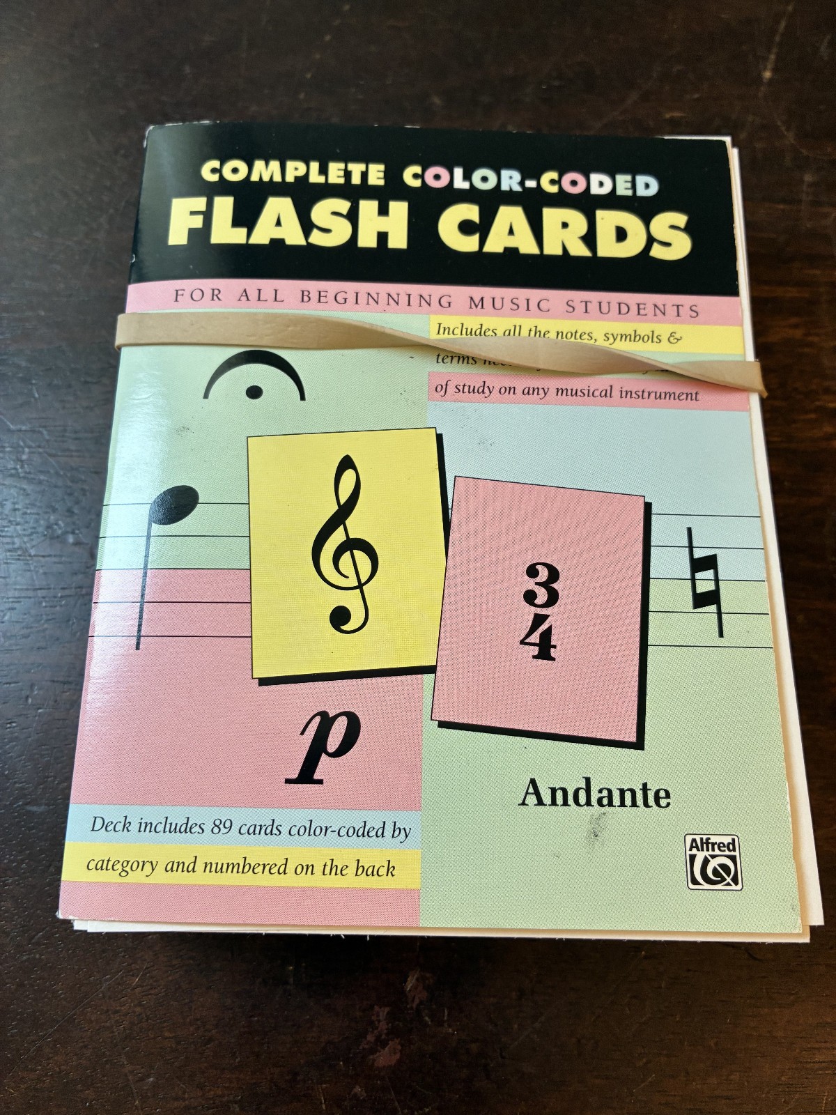 Flash Card Lot, 5 Sets, Early Learning, Colors, Numbers, Music, Math, Complete