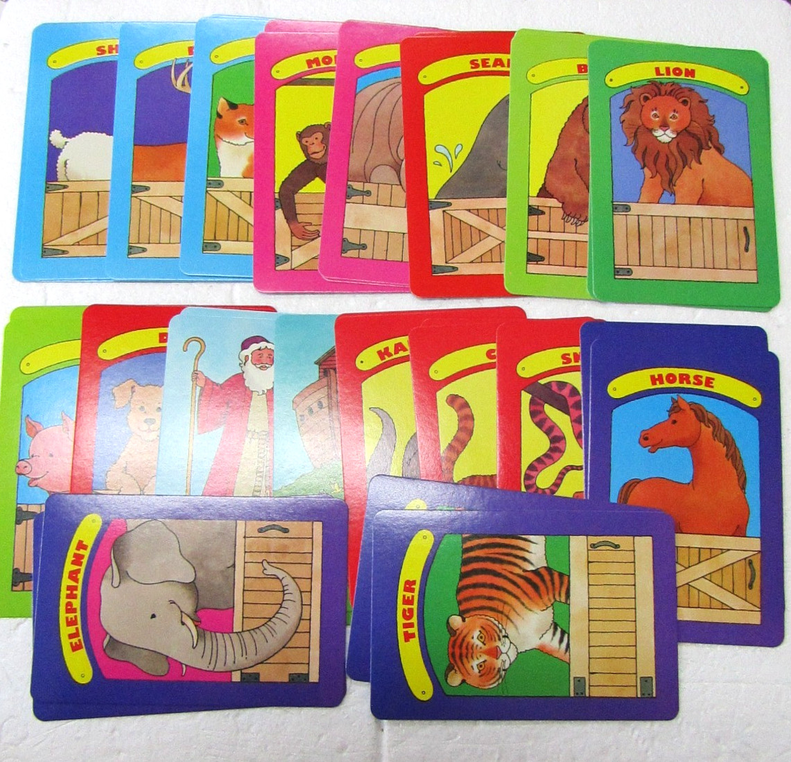 Kids Bible Flash Cards Memory Play Kit Gospel Learning Game Christian Study Tool