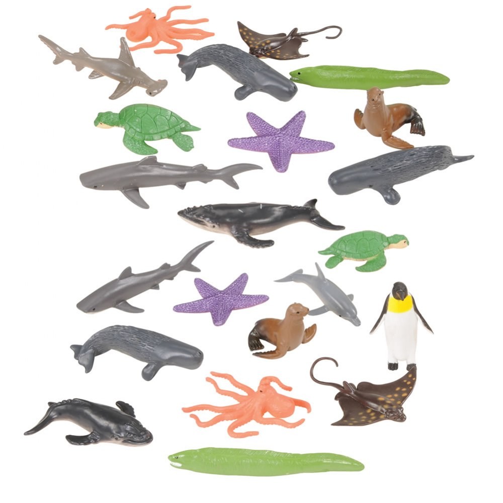 Kaplan Early Learning Sealife Collection Replicas – 48 Pcs