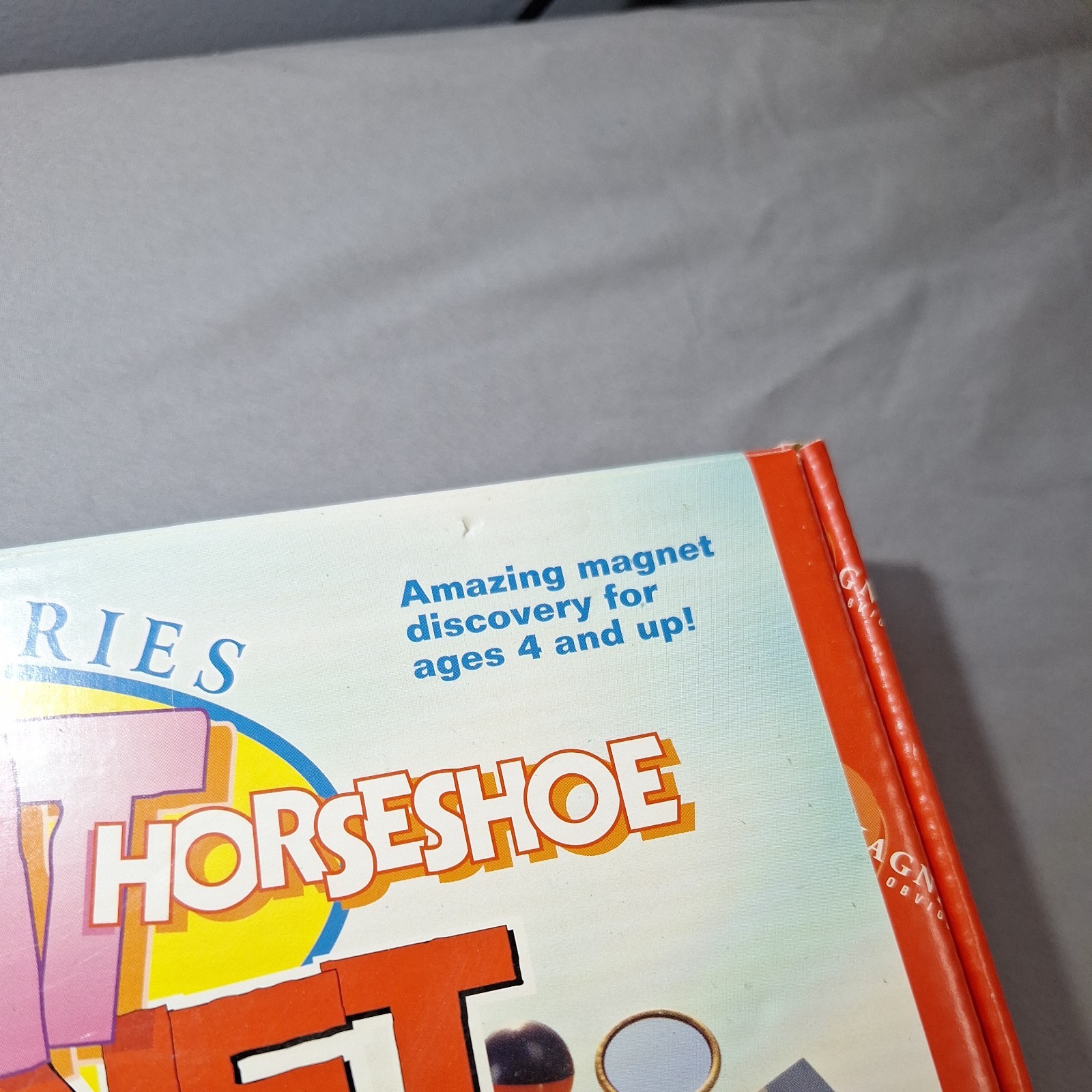 Vintage Giant Horseshoe Magnet by Dowling Magnets W/ Box