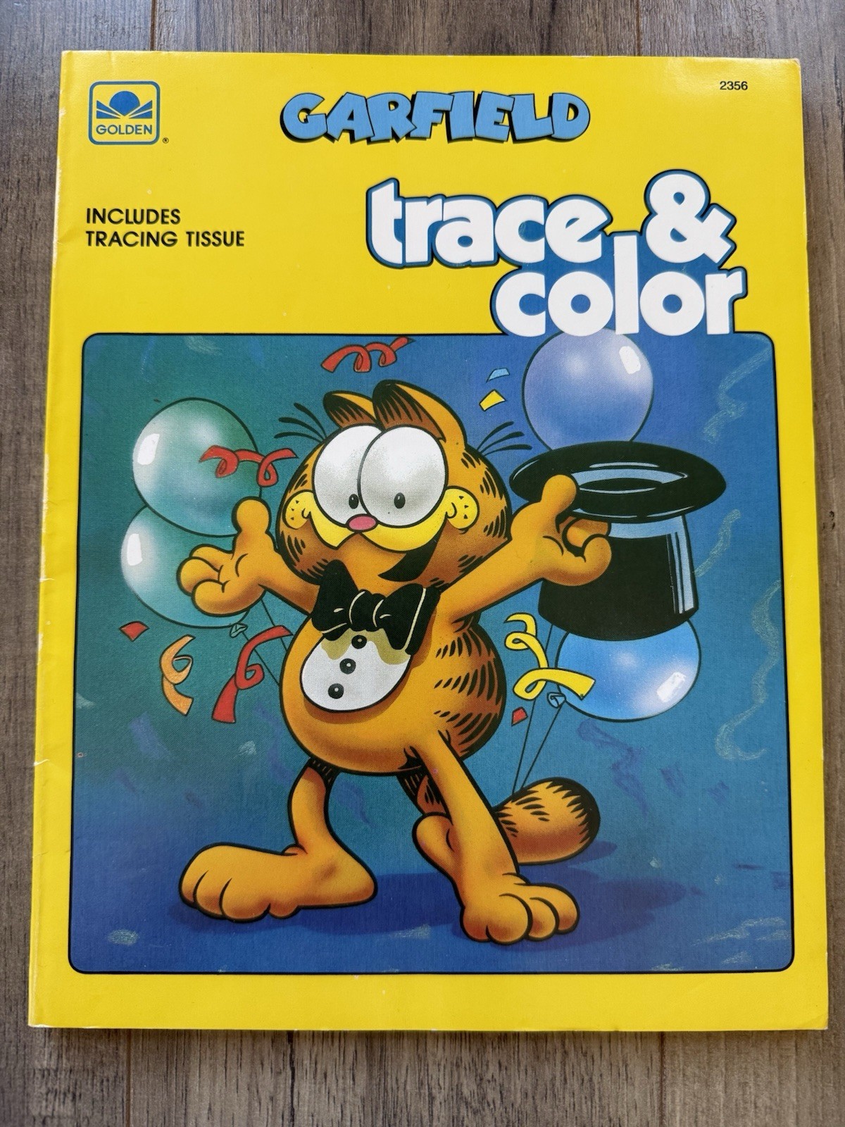 Golden GARFIELD Activity Book LOT Trace & Color Paint ‘N’ Marker With Water Cat