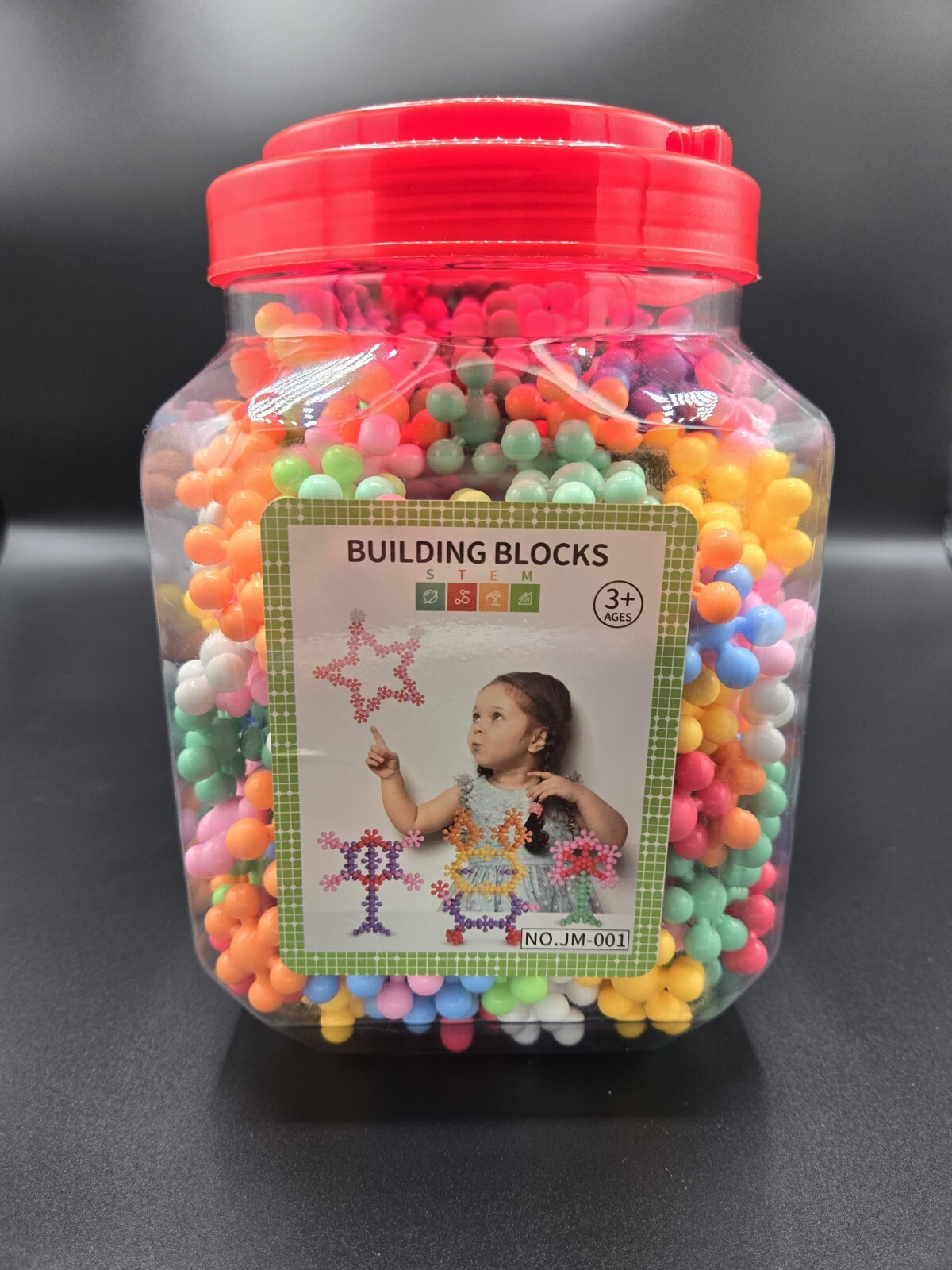 STEM Building Blocks Kids Ages 3+ Educational Toys Interlocking Blocks