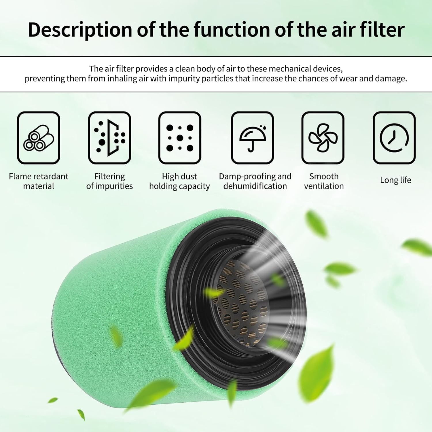 Air Filter Cleaner 707800371 Compatible with Can-Am Outlander Max 450 570 650 80