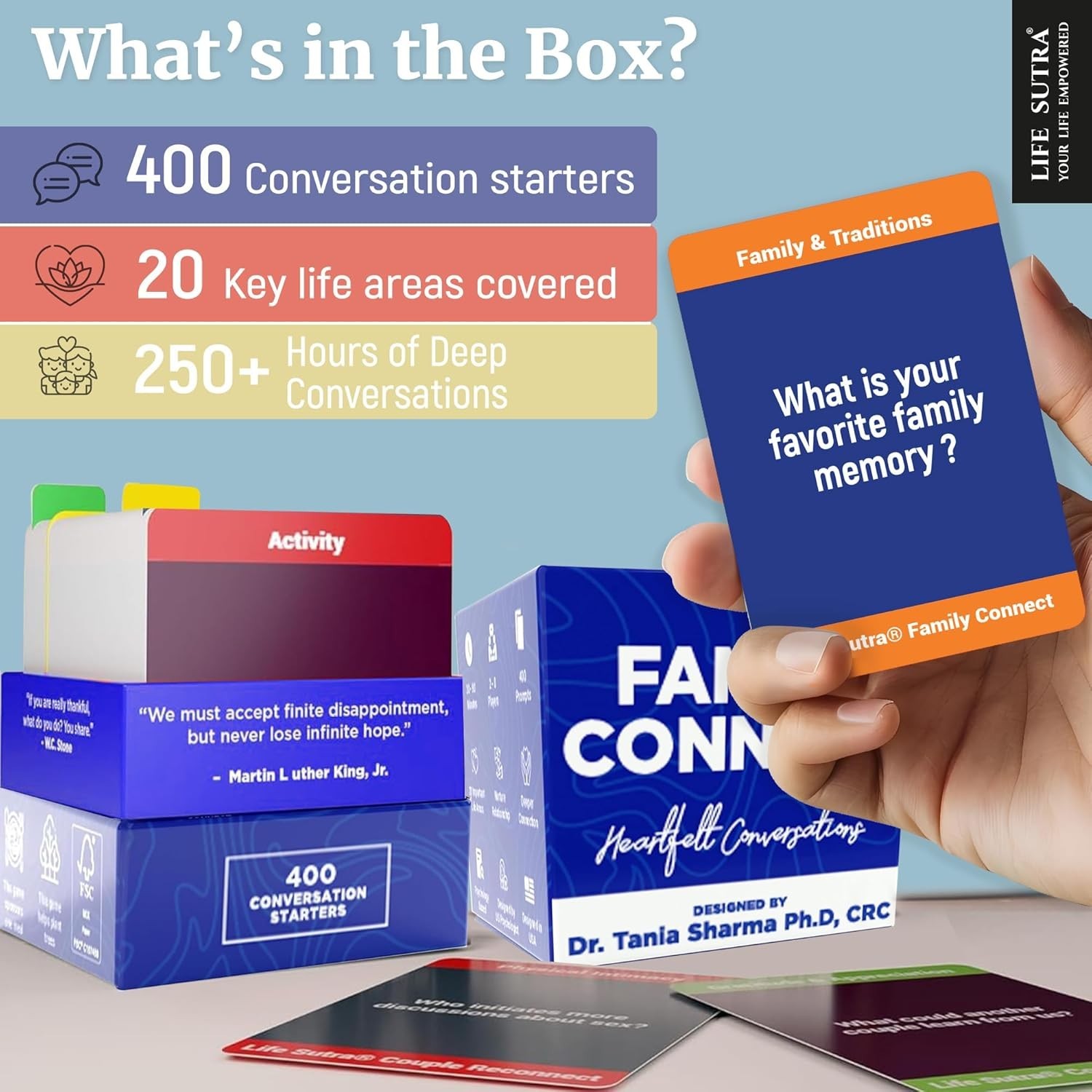 Fun Family Gift: Conversation Starters Game for Memorable Moments Together