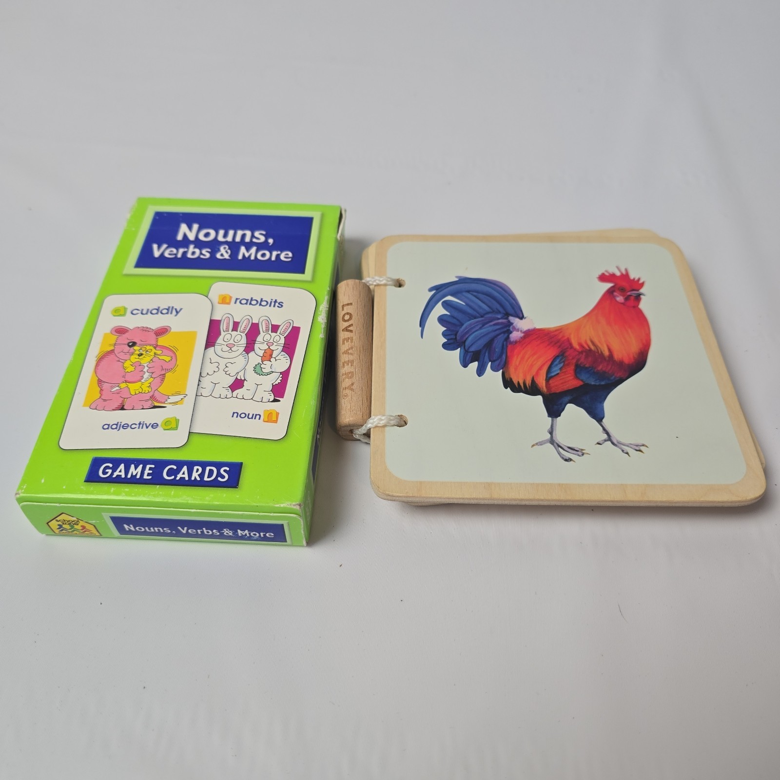 Set Of 2 Educational Flash Cards