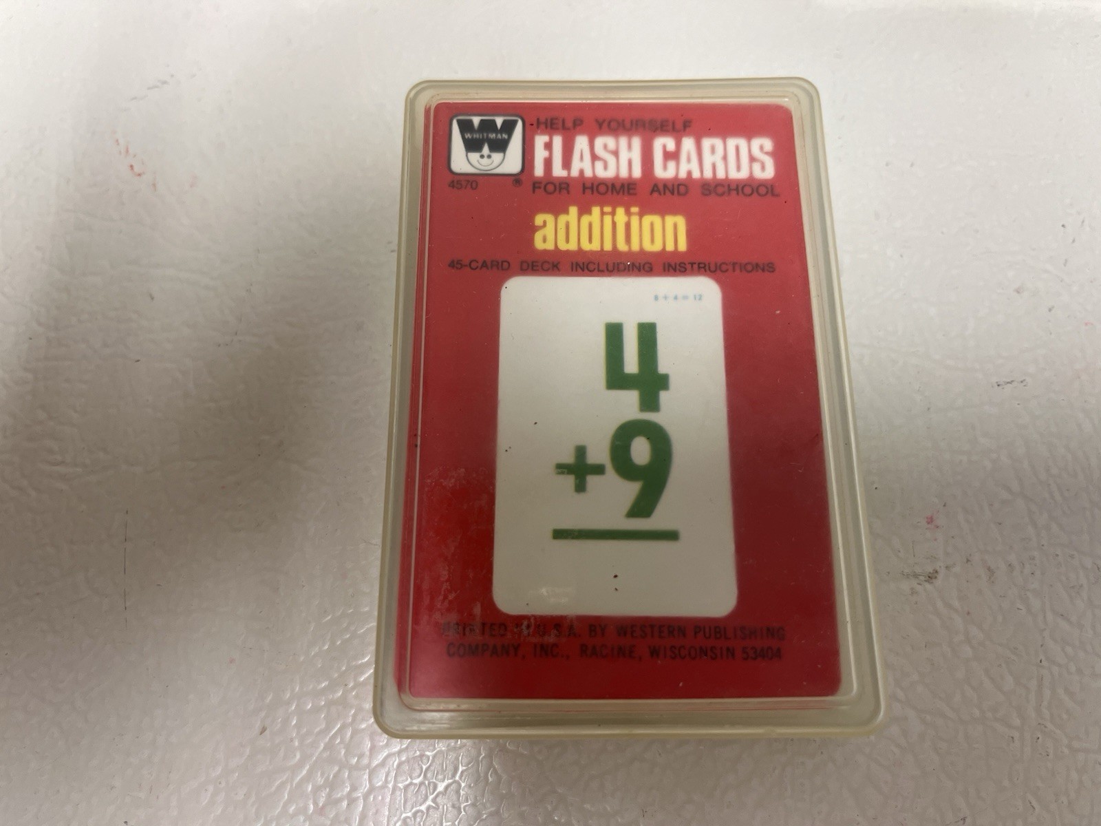 Whitman Math, subtraction, phonics,& Alphabet flash cards 7/11/25 C