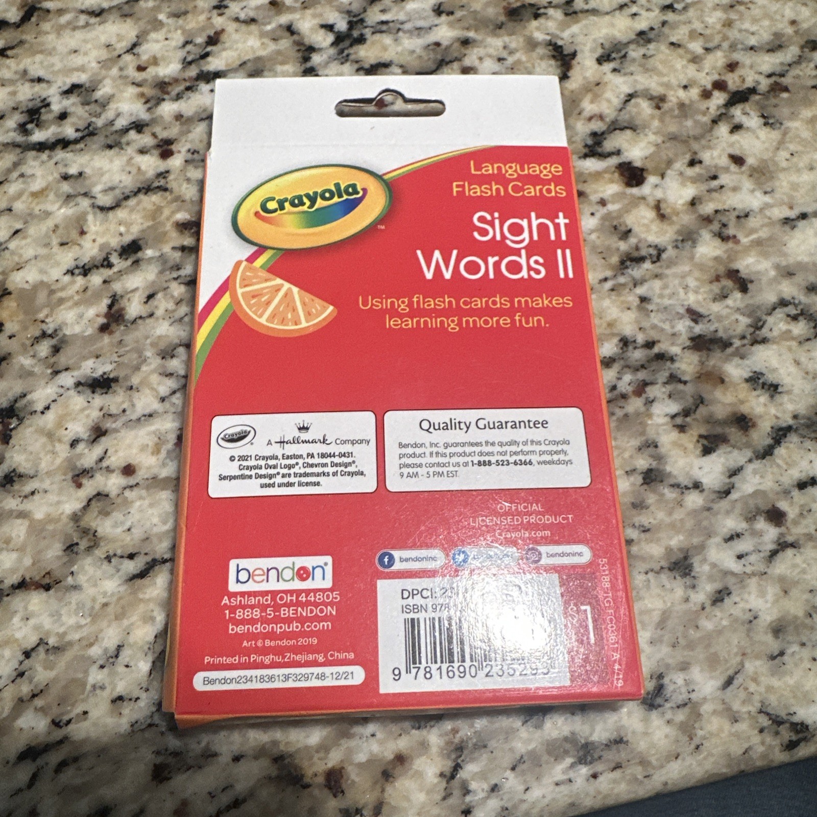 NEW Crayola Sight Words II Language Flash Cards Includes 36 Cards Ages 4+