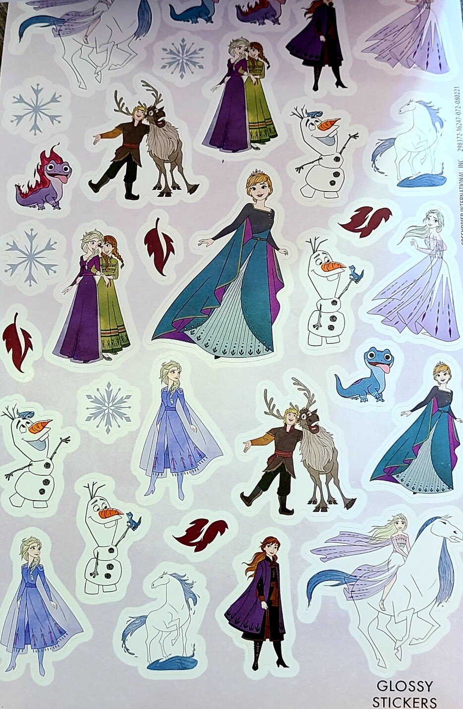 3 pack Disney Princess, Frozen, Lisa Frank Sticker Book OVER 900 STICKERS total!