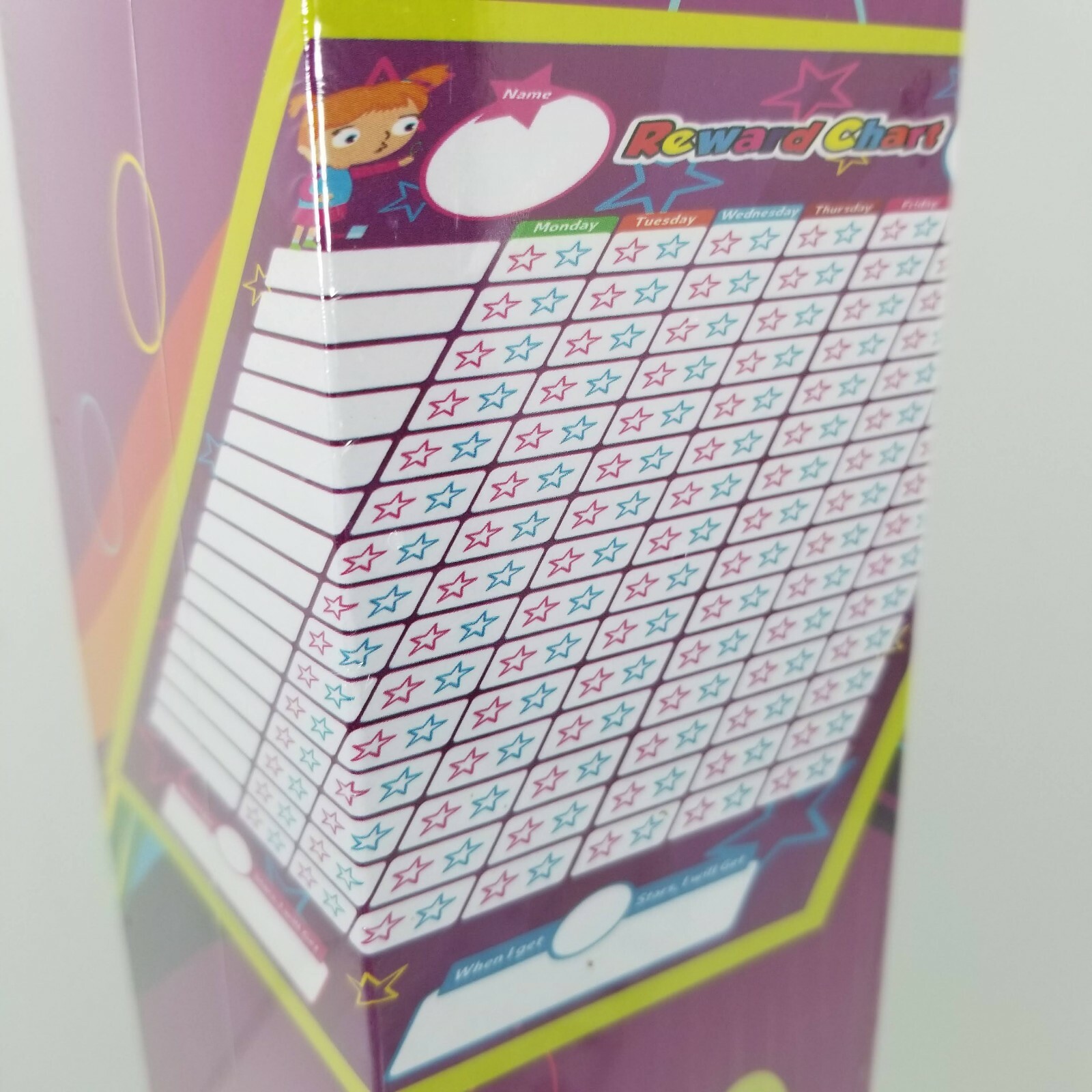 DasKids Magnetic Reward Behavior Chore Chart for One or Two Kids 17×13 w/Markers