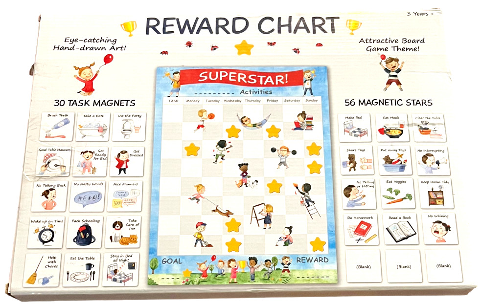 Child Reward Chart – The Poster Shed – Magnetic Behavior Chart – Fun! – NEW